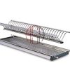 آبچک استیل 2 طبقه سینی دار پلاتین کد 1026 -1027 -1028