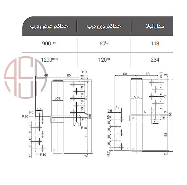 لولا آرام‌بند هیدرولیک NITTO مدل 113-234