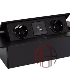 پریز توکار پاپ آپ 2G (USB -Type C) پلاتین کد 1074-1075