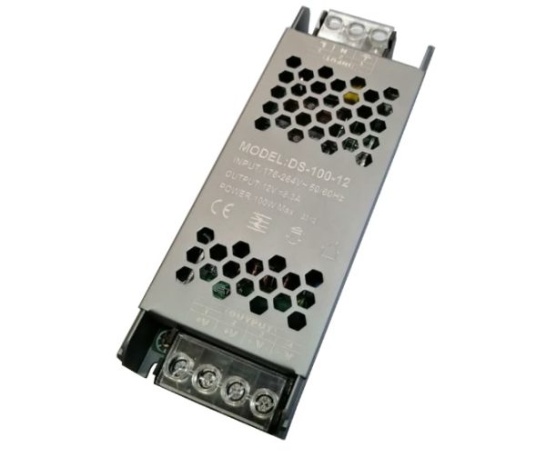 ترانس 12 ولت 100 وات استاندارد اروپا EC پلاتین کد 1901