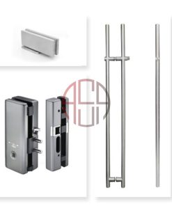 قفل و دستگیره برای درب شیشه‌ای NHN مدل KPL-2A, 2B 217
