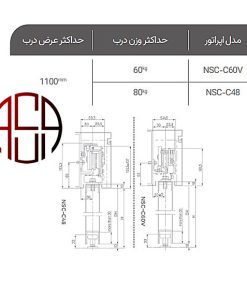 اپراتور نیمه‌اتوماتیک NITTO مدل NSCC60V-NSCC48