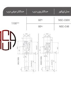 اپراتور نیمه‌اتوماتیک NITTO مدل NSCC60V-NSCC48