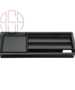 قاب داکت پلاستیکی رومیزی با دیوایدر نوشت‌افزار بدون سوکت فانتونی رنگ مشکی T361