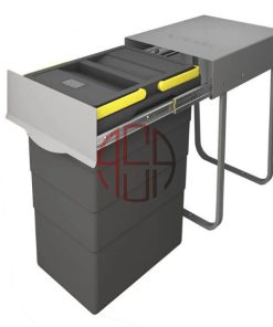 سطل زباله تک مخزنه (40لیتری) پلاتین کد 3613
