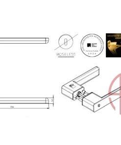 دستگیره اتاقی گریف ورک آلمان مدل آر ایت وان Griff werk