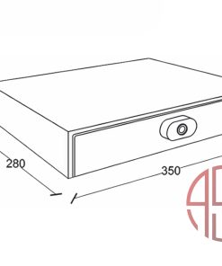 Alternative view of کشو ایمنی با اثر انگشت فانتونی - کد J409
