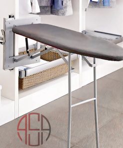 میز اتو ریلی ایستاده دیواری با پایه متصل به بدنه فانتونی -کد J406