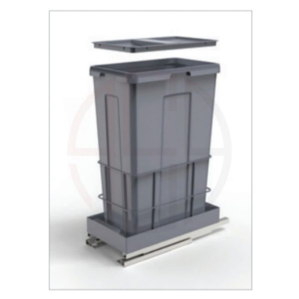 سطل تک مخزنه ریل از کف آرام‌بند 9024 – ملونی