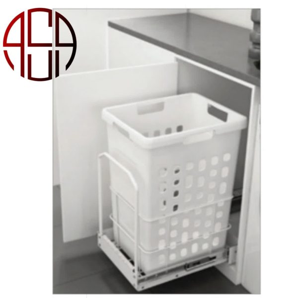 سبد البسه چرک کف ریل آرام‌بند 9154 – ملونی