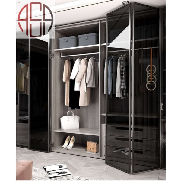 مکانیزم درب تاشو فولدینگ 180 درجه دو درب مدل آلومینیومی فانتونی کد K019