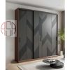 مکانیزم درب ریلی تاپ لاین 3600mm توکار سه درب با عرض هر درب 800-1200 میلی‌متر فانتونی کد K024