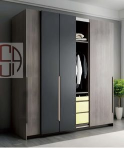 مکانیزم درب ریلی تاپ لاین 3600mm روکار سه درب فانتونی کد K026