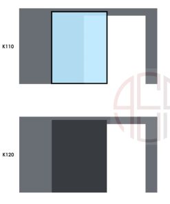 مکانیزم های وال هنگ نامرئی تک درب ساختمانی فانتونی کد K140-K130-K120-K110