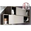 مکانیزم درب ریلی SL خطی 1800mm دکوری روکار تک درب فانتونی کد K211