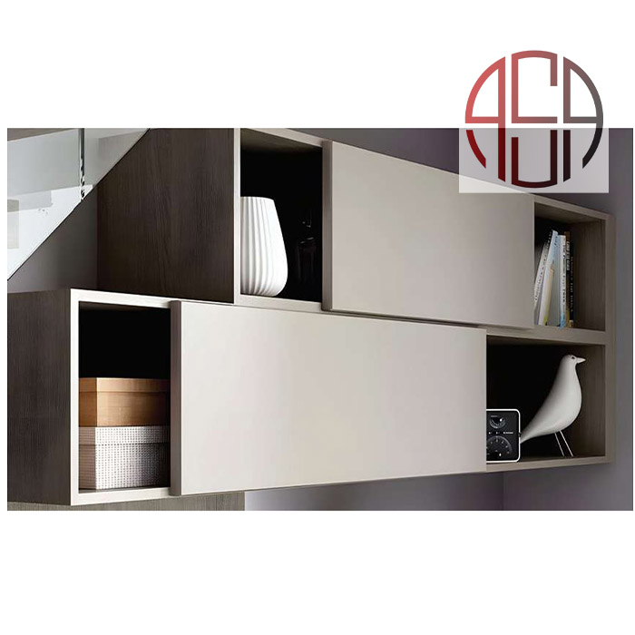 مکانیزم درب ریلی SL خطی 1800mm دکوری روکار تک درب فانتونی کد K211