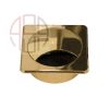 قاب داکت گرد رومیزی فانتونی رنگ گلد آنودایز کد T380