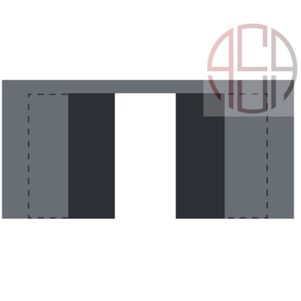 مکانیزم روف هنگ دو درب چوبی دو جداره ساختمانی متقارن برقی سینکرونایز فانتونی کد K182-K181-K180