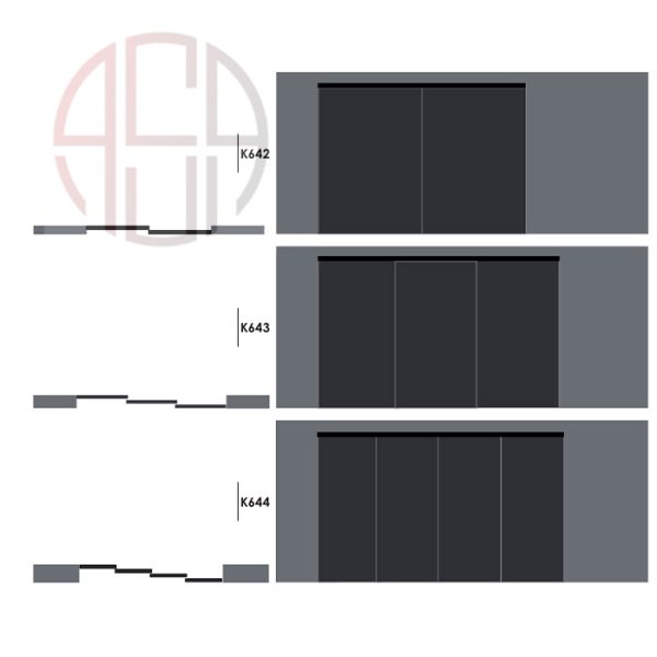 مکانیزم های لینکیج چوبی برقی دو جداره فانتونی کد K642 تا K646