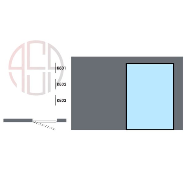 مکانیزم لولا Swing با پروفیل آلومینیوم فانتونی کد K803-K802-K801