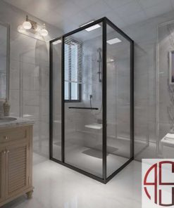 مکانیزم پروفیل کابین دوش مدل Corner Square in Flying Door فانتونی کد K904-K903