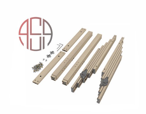 میز Movella ریلی قفل دار پایه دار ثابت ملونی کد 9262