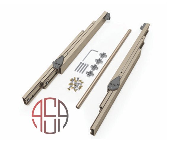 مکانیزم کشویی میزکار (تاشو)ملونی تحمل وزن 3 کیلوگرم  کد9258