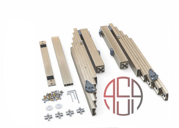 میز Fermo ریلی قفل دار پایه دار جمع شونده ملونی کد 9260