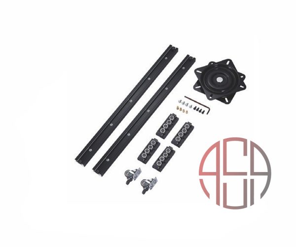 مکانیزم میز Quarto ریلی گردان 90 درجه بدون قفل ملونی - کد 9266