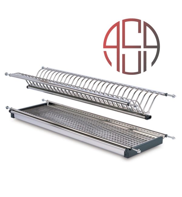 آبچکان دو طبقه استنلس استیل ملونی